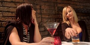 Blonde pro lesbian spanks tied up Milf