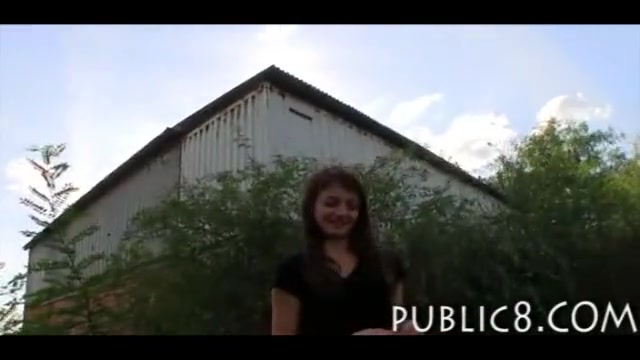 Skinny amateur teen public sex for money