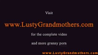 Old hairy granny fucks and sucks cock