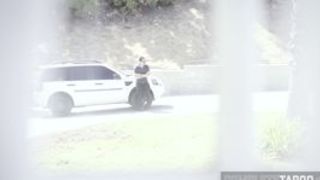 Taboo teen rides stepdads cock