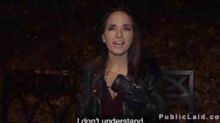 Spanish cheater banging in public