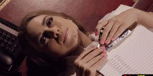 Teen secretary punish fucked by her perverted boss