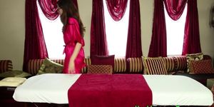 Sexy teen masseuse jizzy
