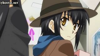 Redhead anime sweety masturbating