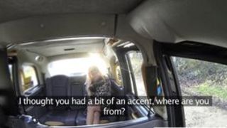 Horny Cindy have anal sex with the driver in the backseat
