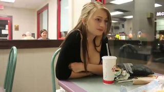 DAHLIA POLK FLASHING IN ARBY'S Extended Custom Edit Porn Sounds Super Tits