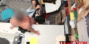 Hot girls slurping monster penis