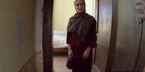 Arab chick enjoys taking long cock in pussy