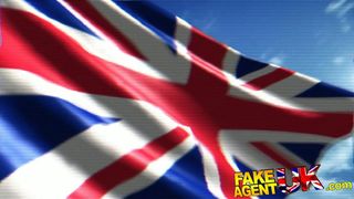 FAKEAGENT UK - Fake casting puts flexible petite amateur girl to the test