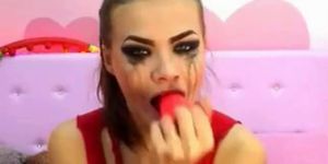 Crazy Deep Throat Girl 1