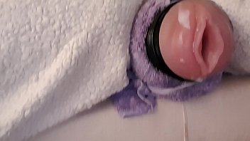 Covering My Fleshlight In Cum After A Long Edging Session
