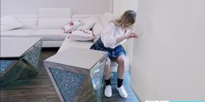 Aubrey Sinclairs pussy satisfaction with dudes big cock
