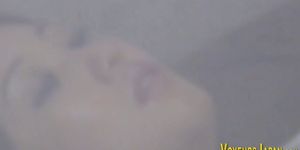 Spycam asian masturbates
