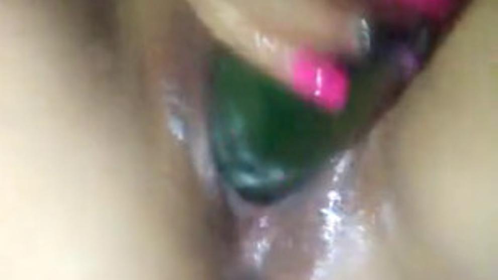 Cucumber Masturbation Homemade
