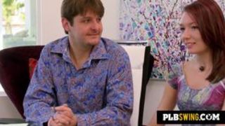 CURIOUS naughty NERDY couple shows THEIR darkest SWINGER side