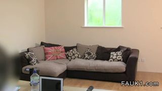 British amateur anal fucked on casting by fake agent