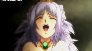 Anime princess gets filled by sperm