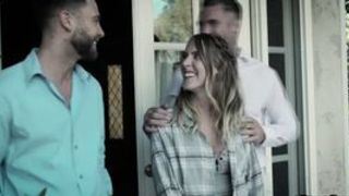 Gorgeous Cadence Lux fucked by two giant cocks