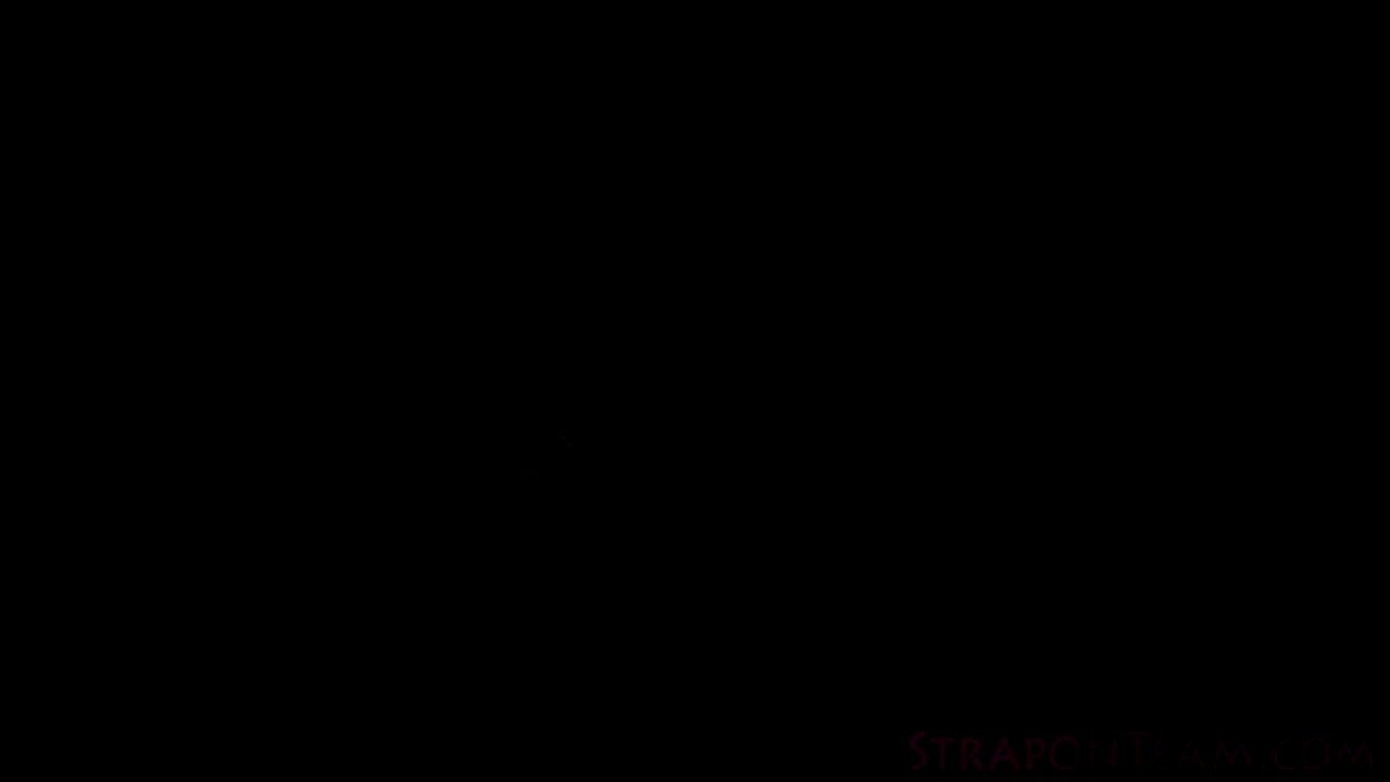 Strapon fucked and gagged