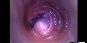 Hot czech girl gapes her narrow twat to the strange