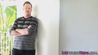 Kinky teen gets cummed