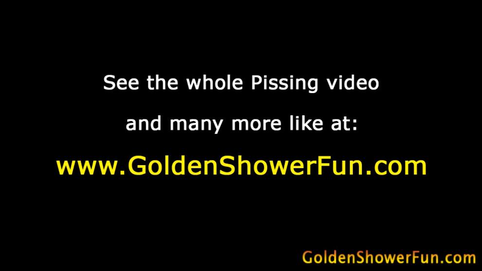 Urine whores get cum and pissed on