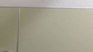 Pregnant Receptionist is too Horny, Sneaks into Bathroom to Finger herself