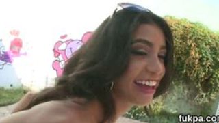 Flawless centerfold flaunts huge ass and gets butt hole pounded