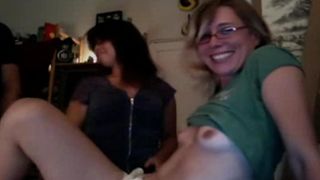 Roommates First Webcam Threesome