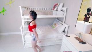 Tiny teenager gets plowed hard