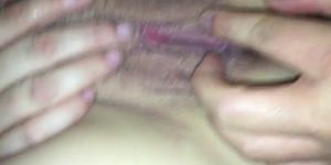 Closeup Pussy with Cum