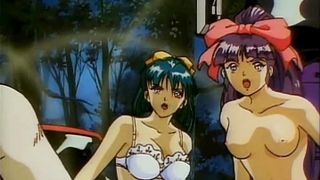Hentai slave wrapped and fucked by tentacles