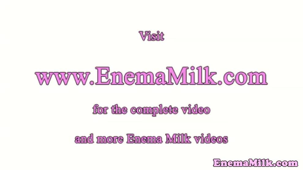 Milk colonique lover squirting milk