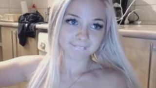 Hot Blonde Teen in a Naked Sexy Hot Moment