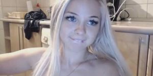 Hot Blonde Teen in a Naked Sexy Hot Moment