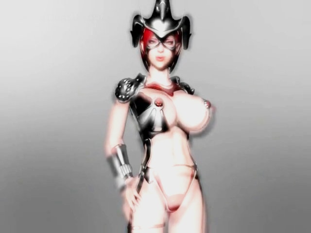 Anime sex slave in huge boobs gets nipples pinched