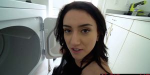 Mandy Muse teen pussy gets fucked from behind by that throbbing cock