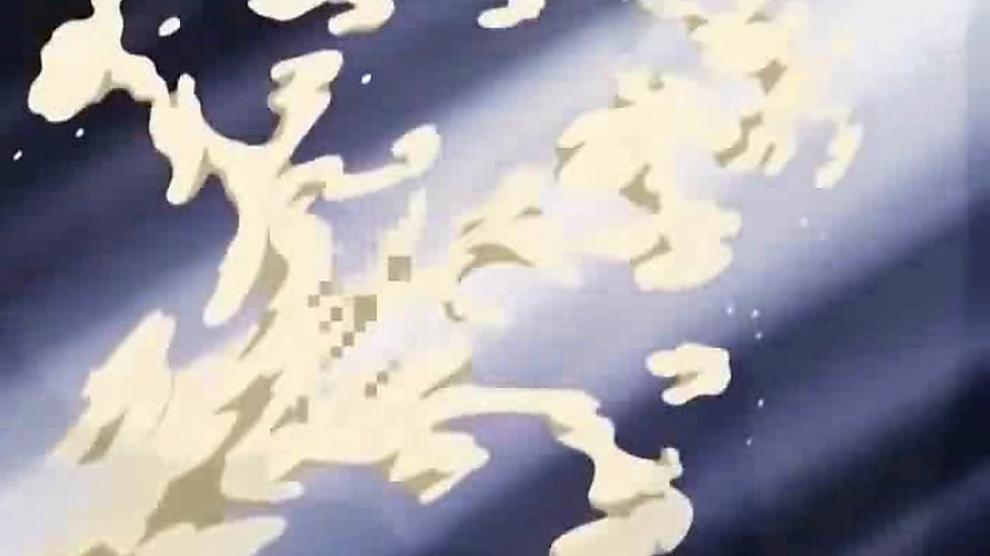 Mosaic; Anime with green hair gets anal