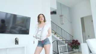 Busty MILF stepmom fucks a horny stepson like a maniac