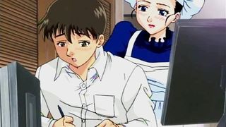 Hentai chick taking huge fat dong
