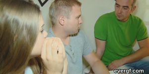 Bankrupt bf lets wacky friend to ream his gf for money