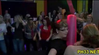 Wild fuck allover the night club