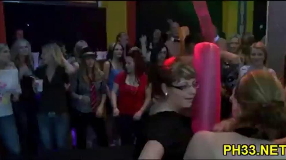 Wild fuck allover the night club
