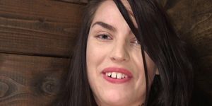 Fucking machine makes babe has orgasms
