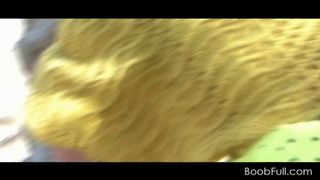 Cute amateur pussy fingered in POV at the beach