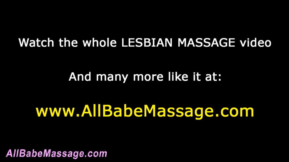 Lesbian scissor massage