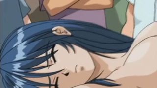 Busty hentai gangbanged in the classroom