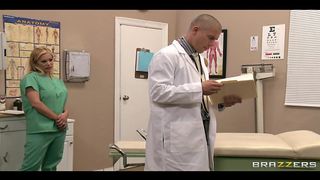 Brazzers - Big-tit nurse Shyla Stylez fucks her boss at work