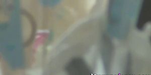 Masturbating asian babe