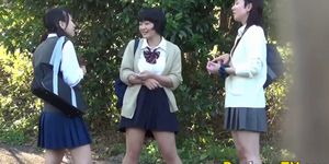 Highschool asians urinate